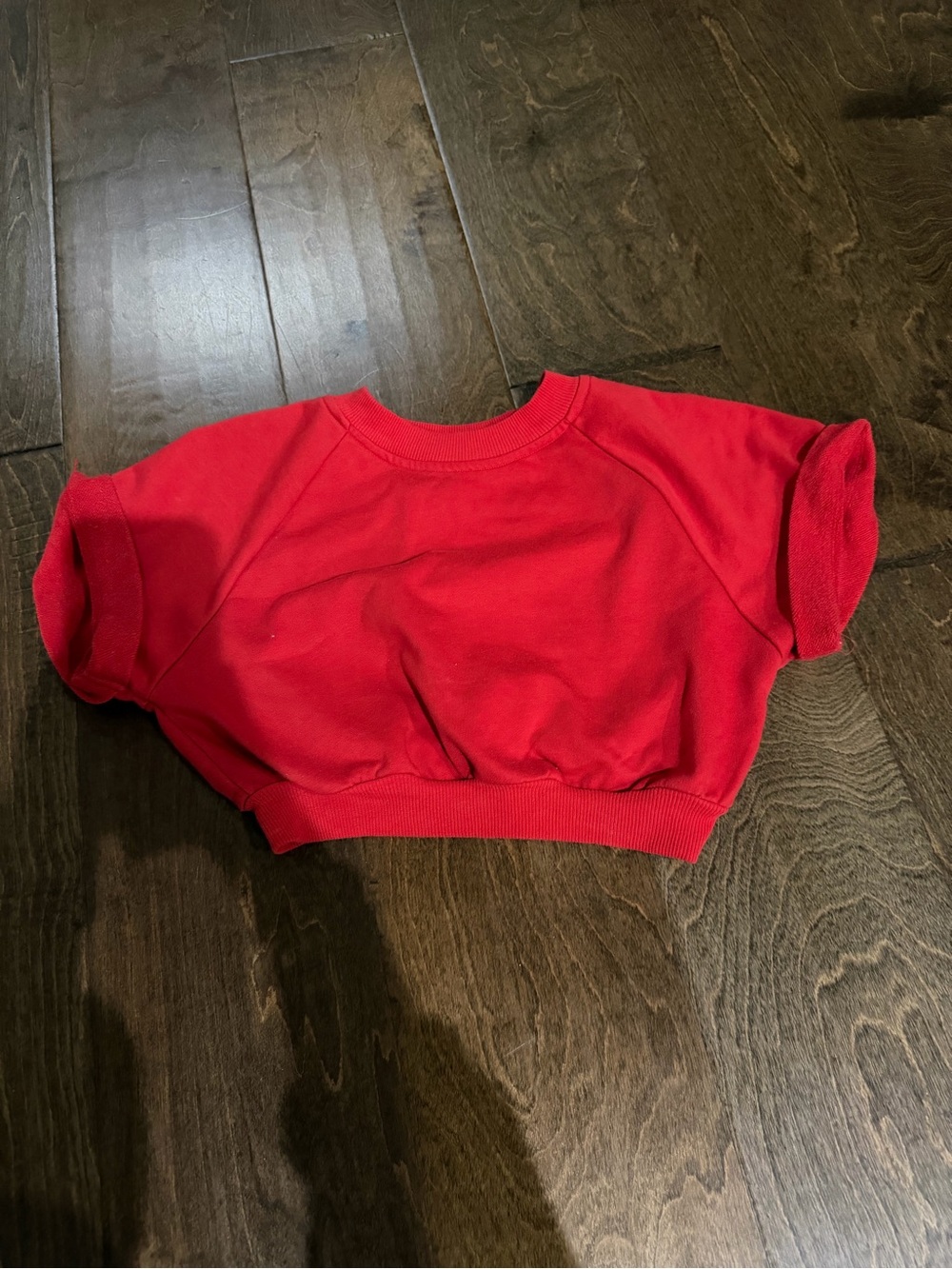 Lover + Friends Short Sleeve Crewneck Top - Red
